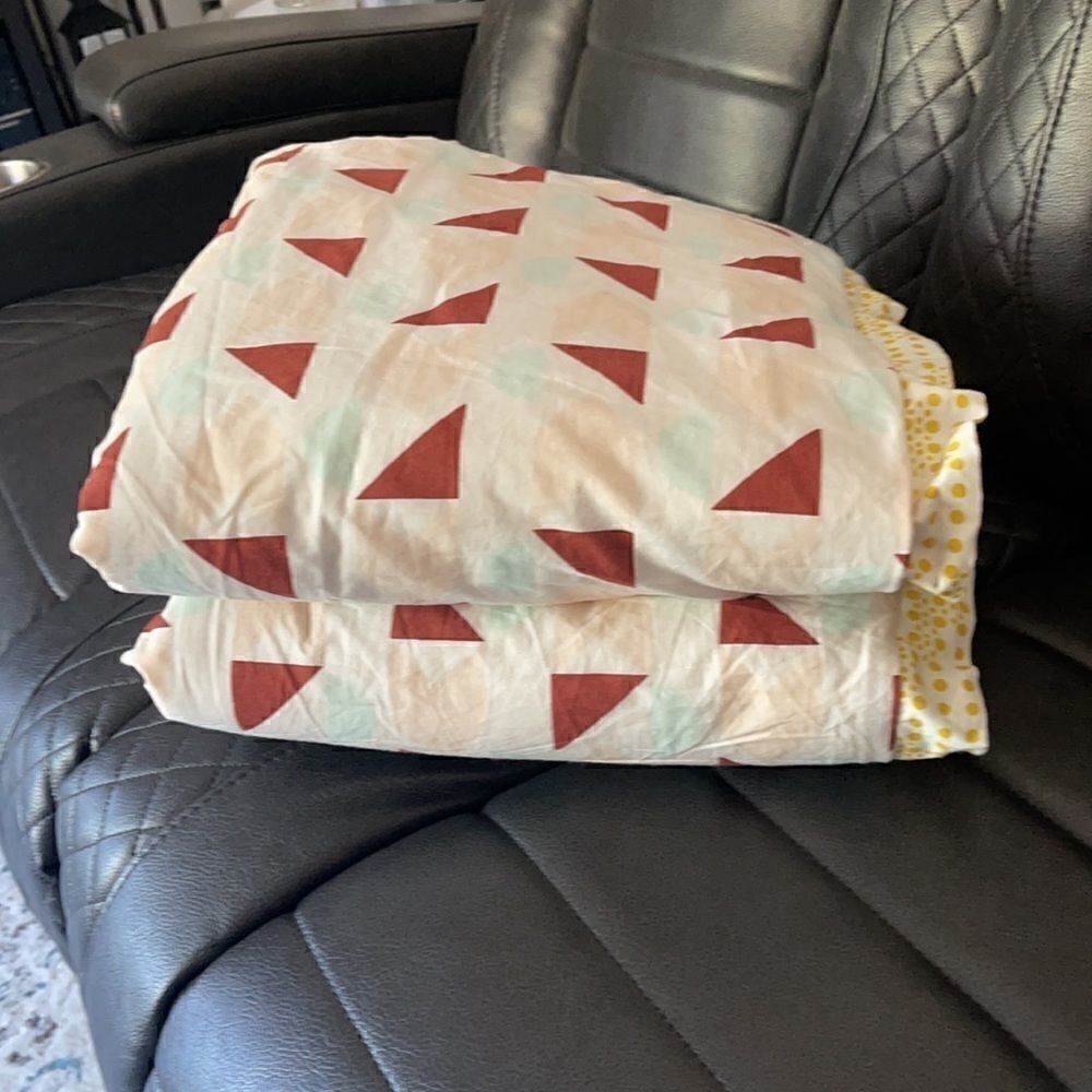 Anthropologie pillow shams set of 2